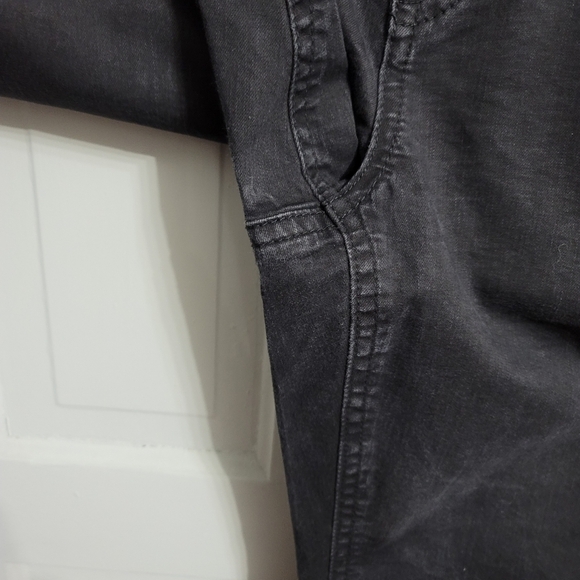 LANE Bryant Mid-Rise Bootcut Jeans Embellished Pockets - Black - Picture 6 of 6